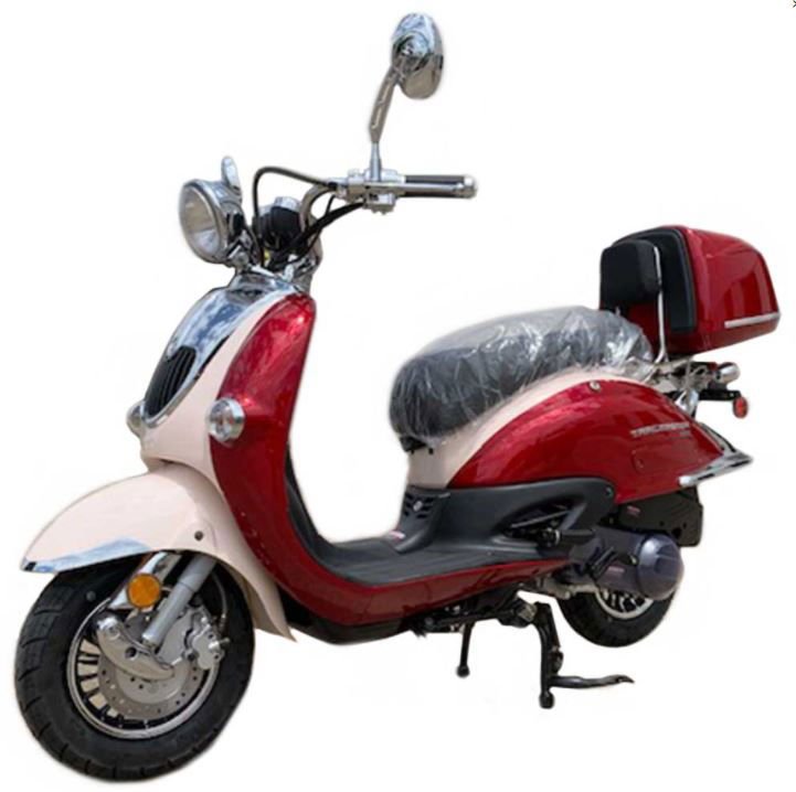 TrailMaster Sorrento 50cc Street Scooter, Ships Fully Assembled - Red