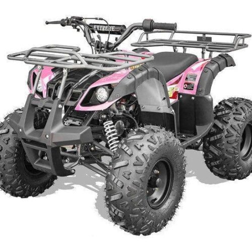 TrailMaster T125U Rancher 125cc ATV, Automatic with Reverse, Front Bumper, Front Rack, Rear Rack, Ages 9-12