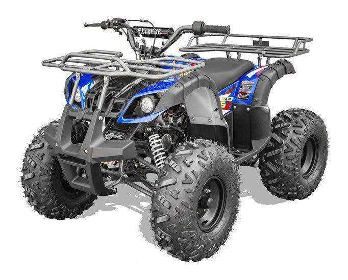 TrailMaster T125U Rancher 125cc ATV, Automatic with Reverse, Front Bumper, Front Rack, Rear Rack, Ages 9-12