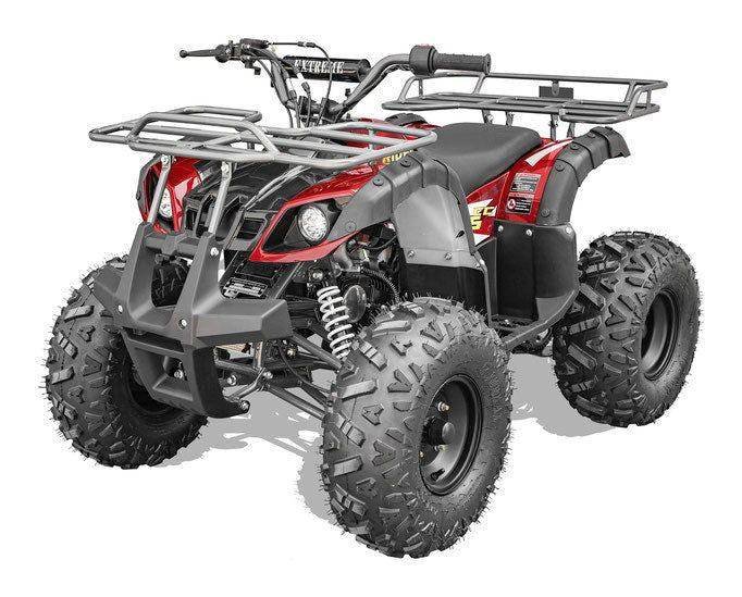 TrailMaster T125U Rancher 125cc ATV, Automatic with Reverse, Front Bumper, Front Rack, Rear Rack, Ages 9-12