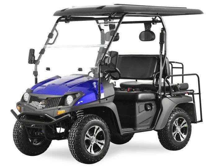 TrailMaster Taurus 200E-GX UTV Gas Golf Cart, Full Length Roof, 4-Seat, DOT Approved, Electronic Fuel Injection