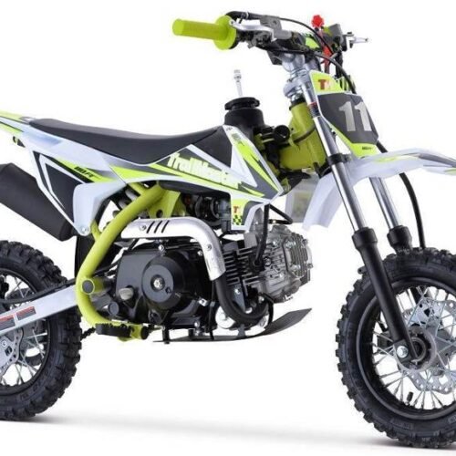 TrailMaster TM10 110cc Dirt Bike 4-Speed Auto Clutch, Dual Disc (10/10), Ages 8-12 for sale