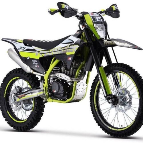 TrailMaster TM35 250cc Dirt Bike, 5-Speed Manual, Dual Disc Brakes, (21/18) Wheels for sale