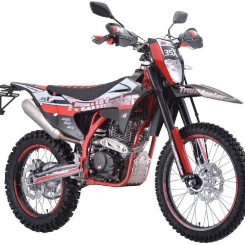 TrailMaster TM35X 250cc Dual Sport Dirt Bike, 5-Speed Manual, Dual Disc Brakes, (21/18) Wheels for sale