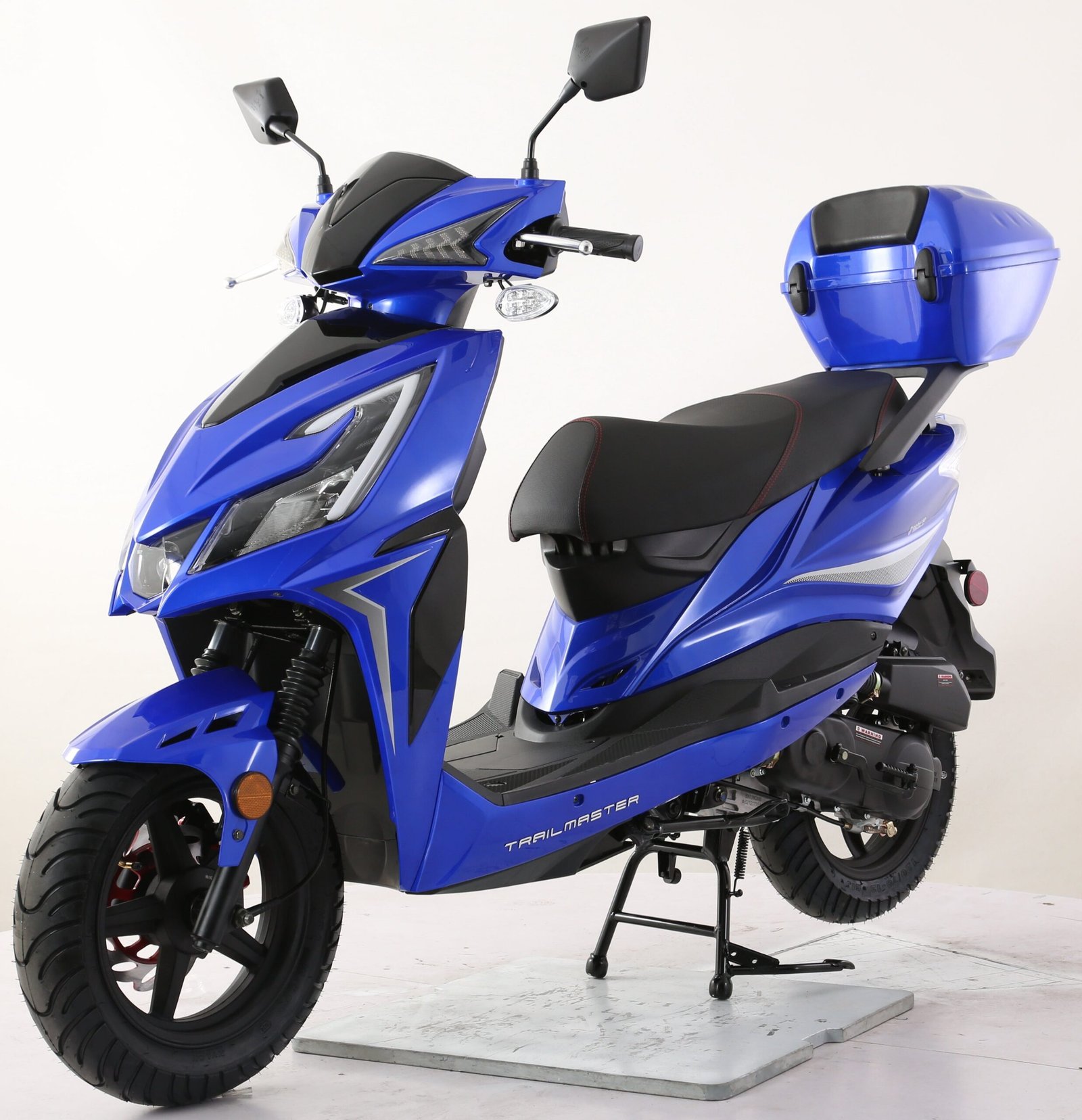 TrailMaster Trophy 50cc Street Scooter - Blue