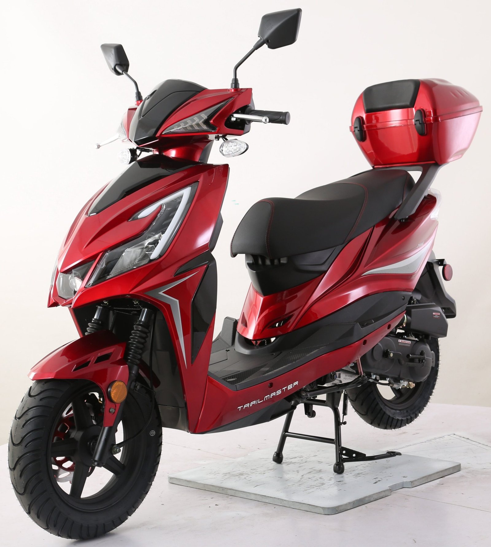 TrailMaster Trophy 50cc Street Scooter - Red