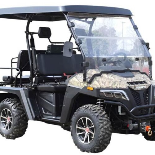 Victory 450 Gas Golf Cart, Electronic Fuel Injection, 4WD, Automatic with Reverse, Deluxe Alloy Wheels, Front Winch, Windshield for sale