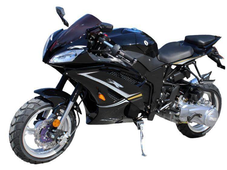 Wasp 200 Sport Motorcycle, Automatic Shifting, Hydraulic Disc Brakes, 13-inch Alloy Wheels