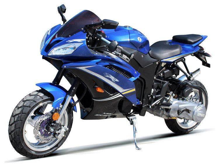 Wasp 200 Sport Motorcycle, Automatic Shifting, Hydraulic Disc Brakes, 13-inch Alloy Wheels