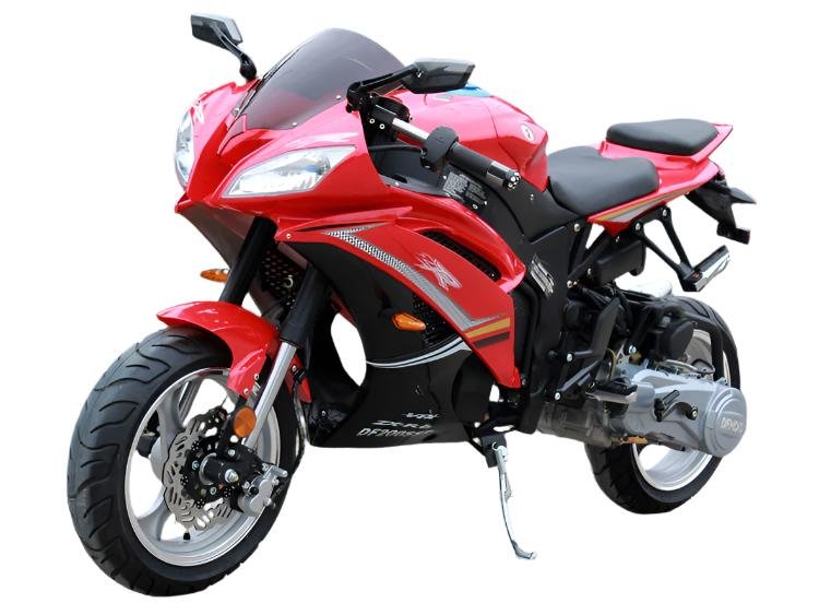 Wasp 200 Sport Motorcycle, Automatic Shifting, Hydraulic Disc Brakes, 13-inch Alloy Wheels - Red