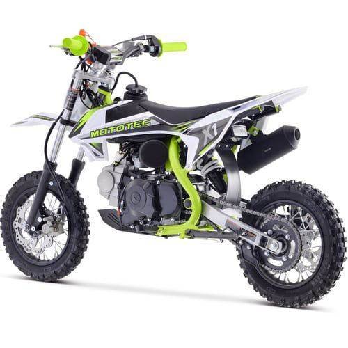 X1 110cc Kids Gas Dirt Bike, Electric Start, Automatic, 10/10 inch Wheels, 23 inch Seat Height, Ages 8 and up